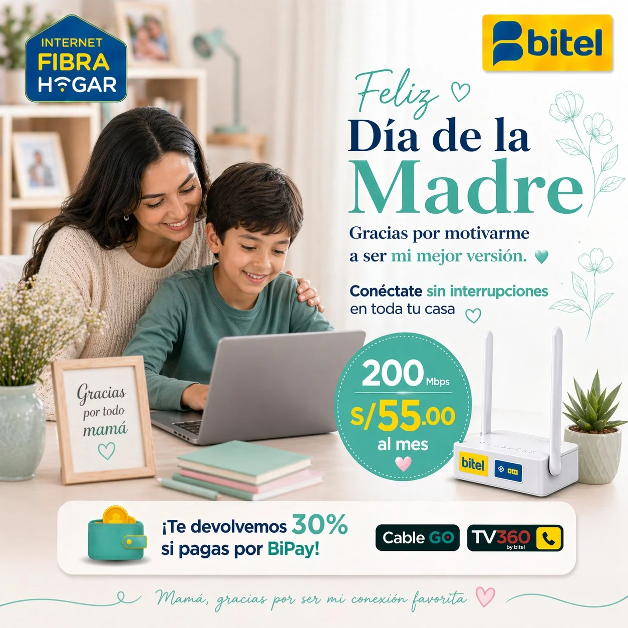 Planes Internet Fibra Óptica Bitel en Oferta